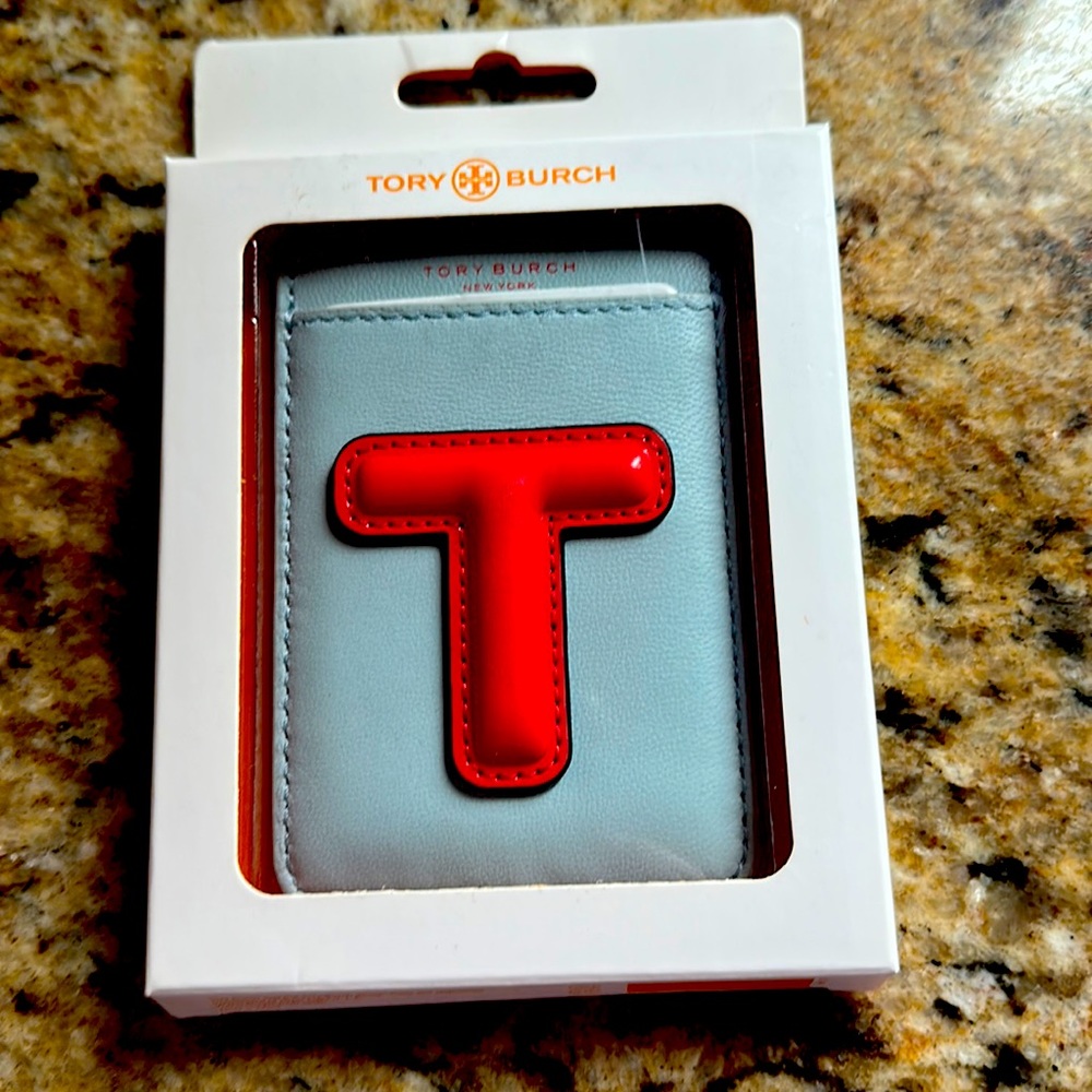 Brand new, never been used Tory Burch credit card case